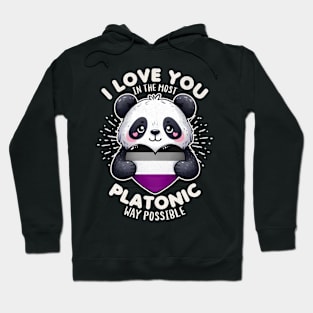 Platonic Love Panda Hoodie